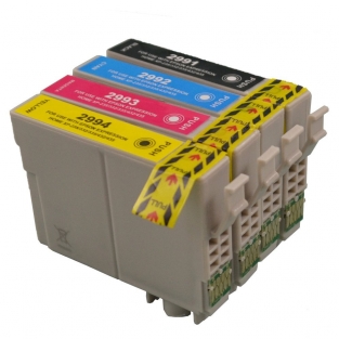 Epson 29XL T2996 voordeelset 8 stuks met chip (huismerk)